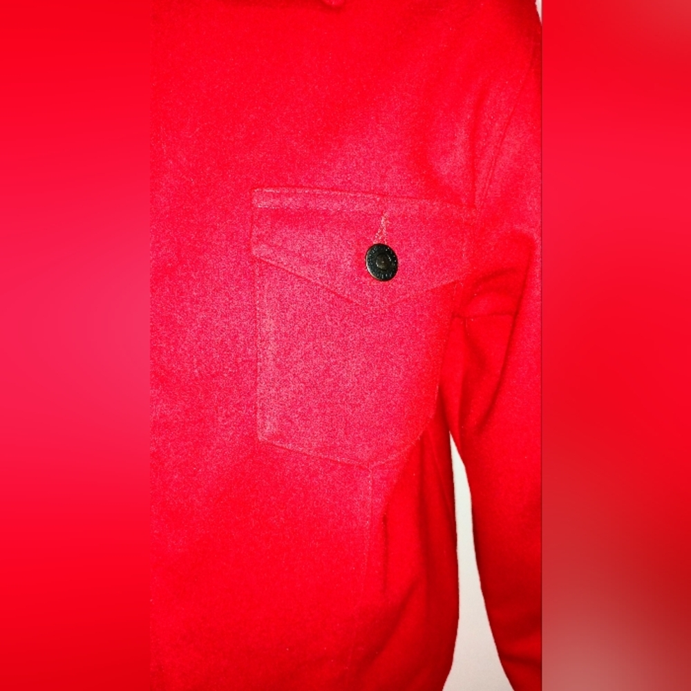 RED WOOL PENDLETON JACKET NWOT - image 5